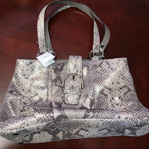 Rare Coach Snakeskin Purse Brand New